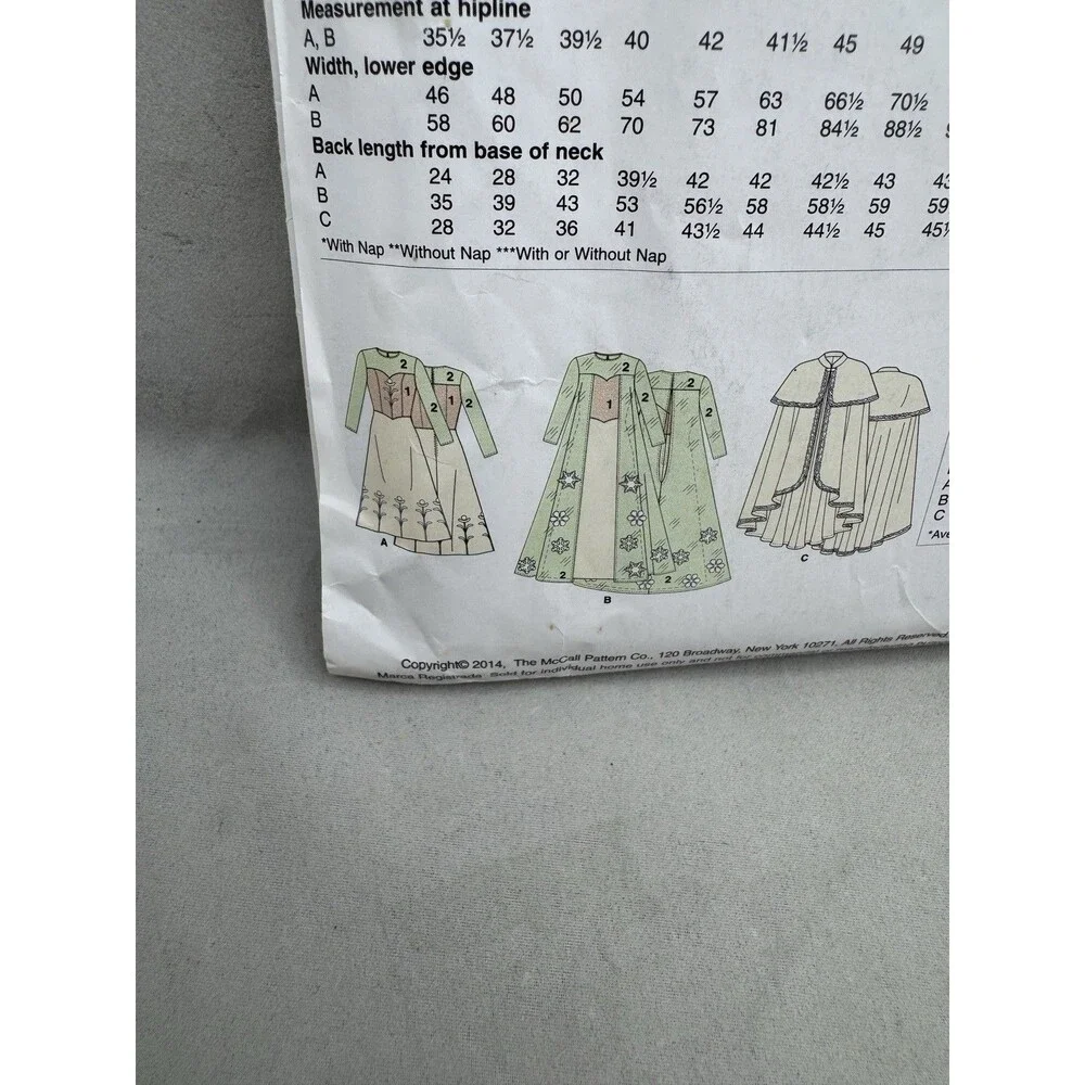 McCalls MP381 Sewing Pattern Ladies Frozen Elsa Anna Small Med Large XL Costumes
